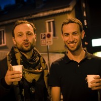 Pause en sortie de séance en compagnie de Guillaume Foirest (réalisateur de « 7ème ciel »)